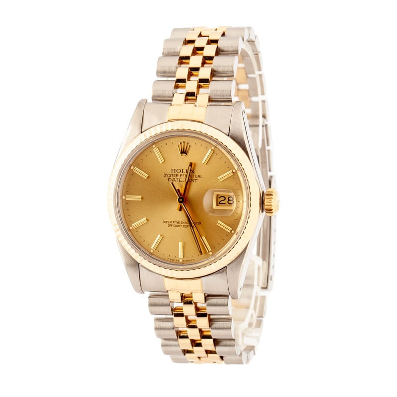 Rolex Datejust ref 16013 Champagne Dial