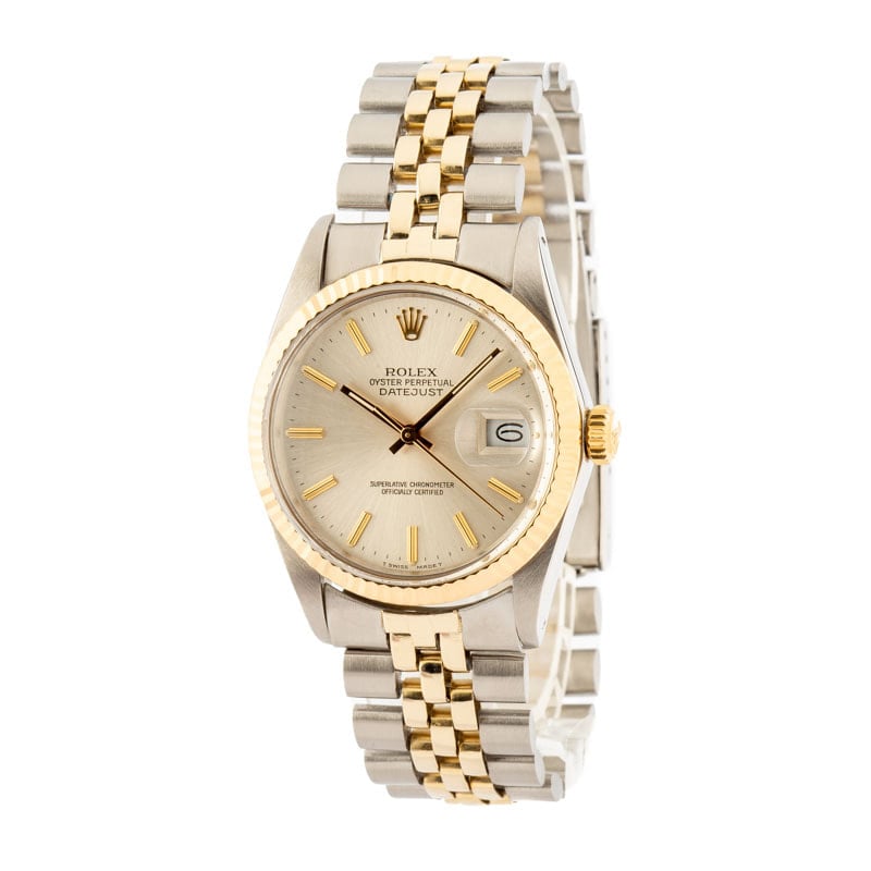 168575 Pre-owned Rolex Datejust 16013 Two Tone