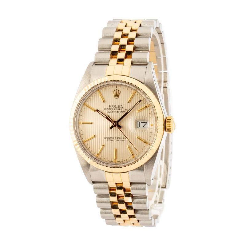 Used Rolex Datejust 16013 Tapestry Dial