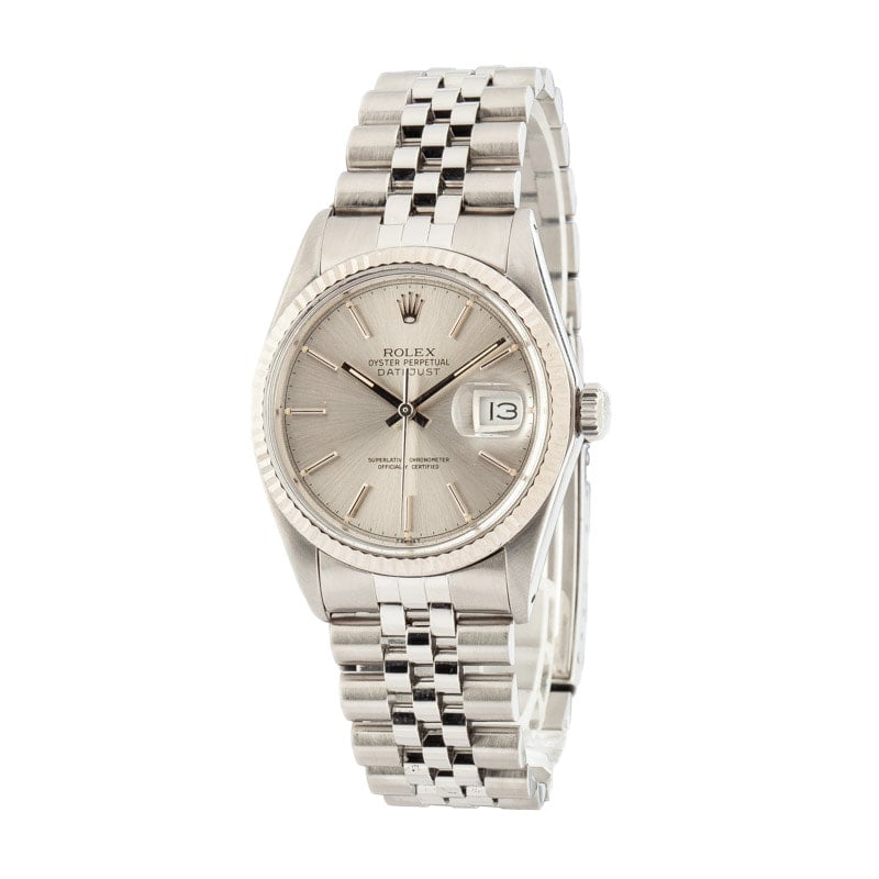 Rolex Datejust 16014 Silver Dial