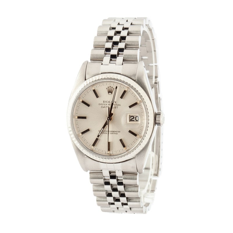 Rolex Datejust ref 16014 Silver Dial