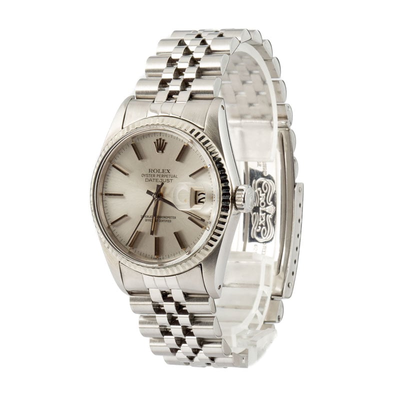 Rolex Datejust 16014 Silver Dial