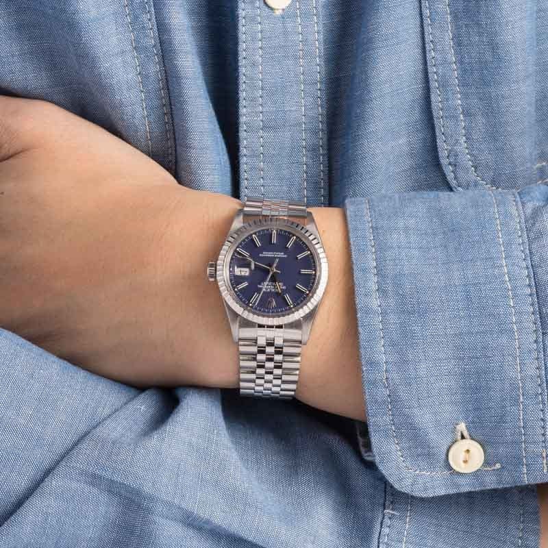 Used Rolex Datejust 16030 Blue Dial