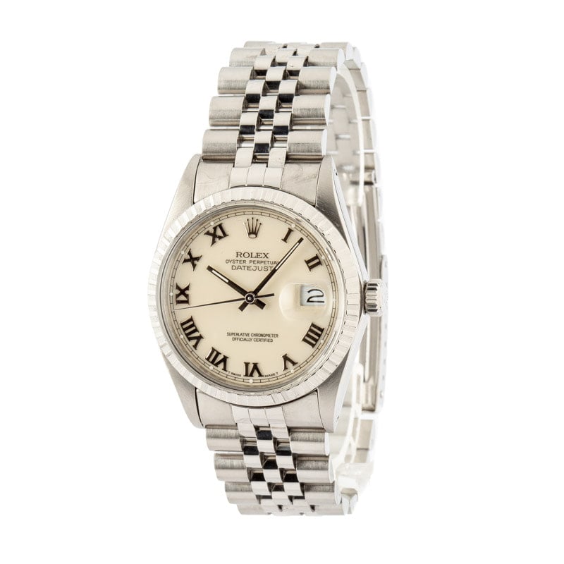 Rolex Datejust 16030 Ivory Dial