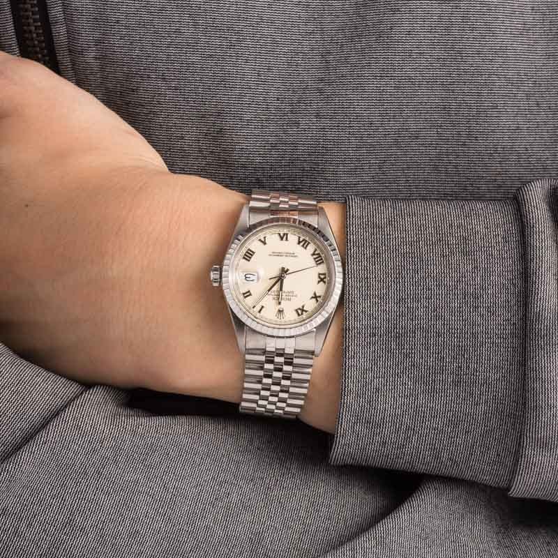 Rolex Datejust 16030 Ivory Dial