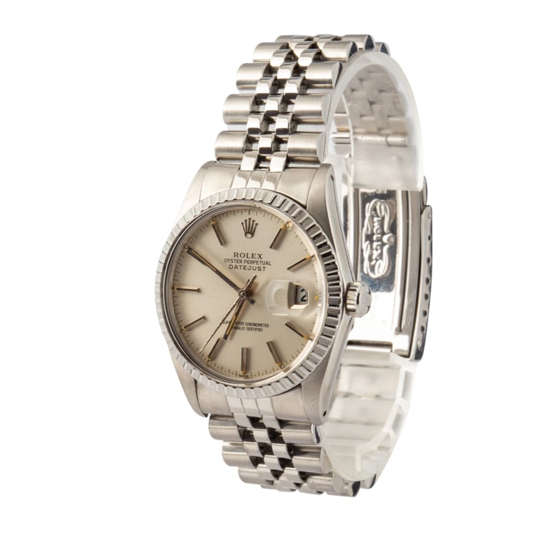 Pre-Owned Rolex Datejust 16030 Silver Dial