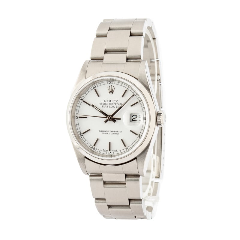 Used Rolex Steel Datejust 16200