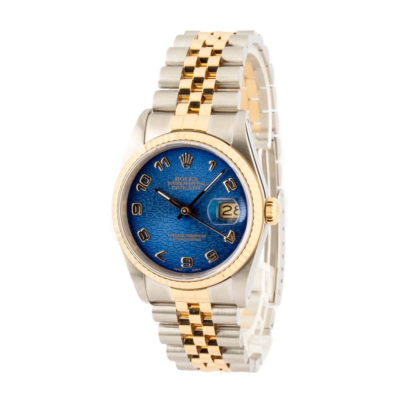 Rolex Datejust ref 16233 Blue Dial