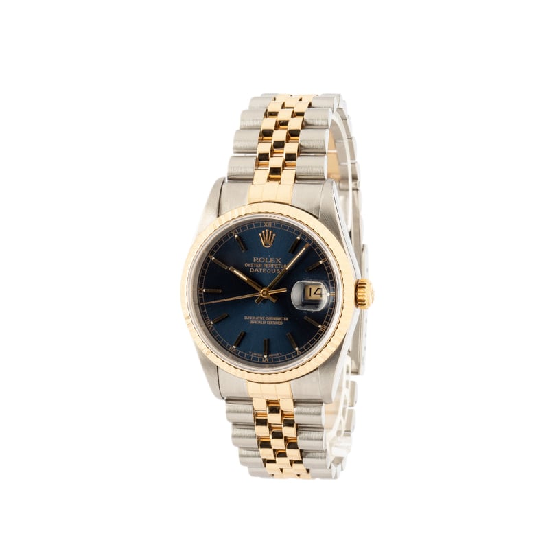 Rolex Datejust 16233 Blue Dial