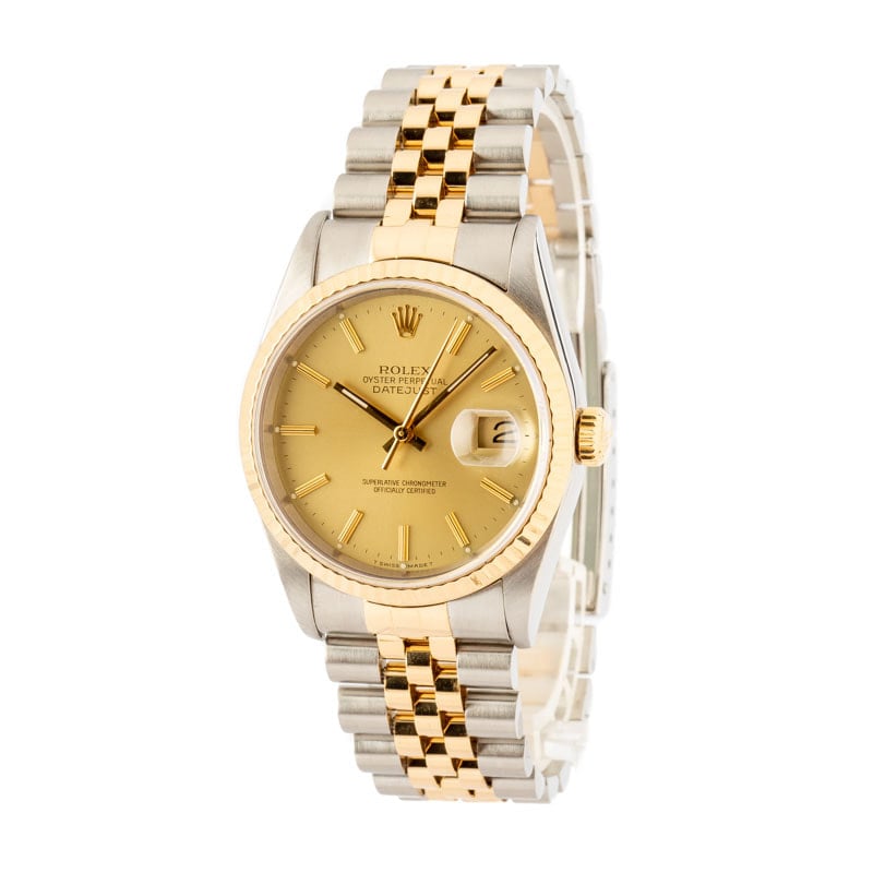 Rolex Datejust 16233 Champagne Dial