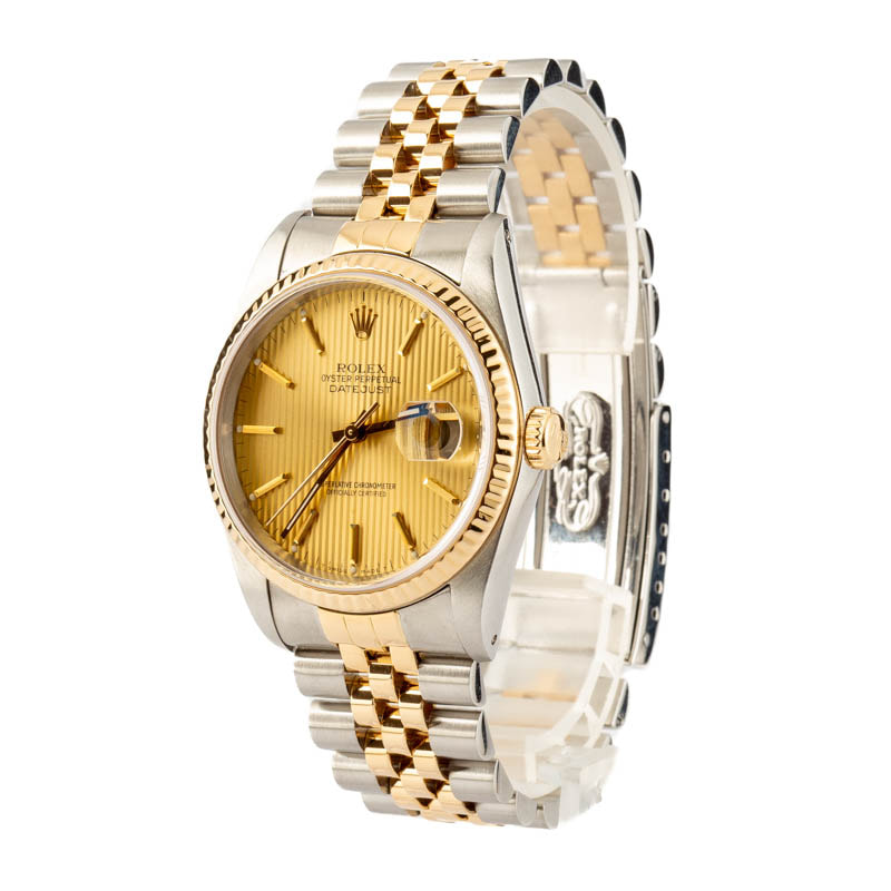 Pre-Owned 36MM Rolex Datejust 16233 Tapestry Dial