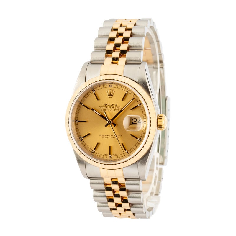 Rolex Datejust 16233 Champagne Dial