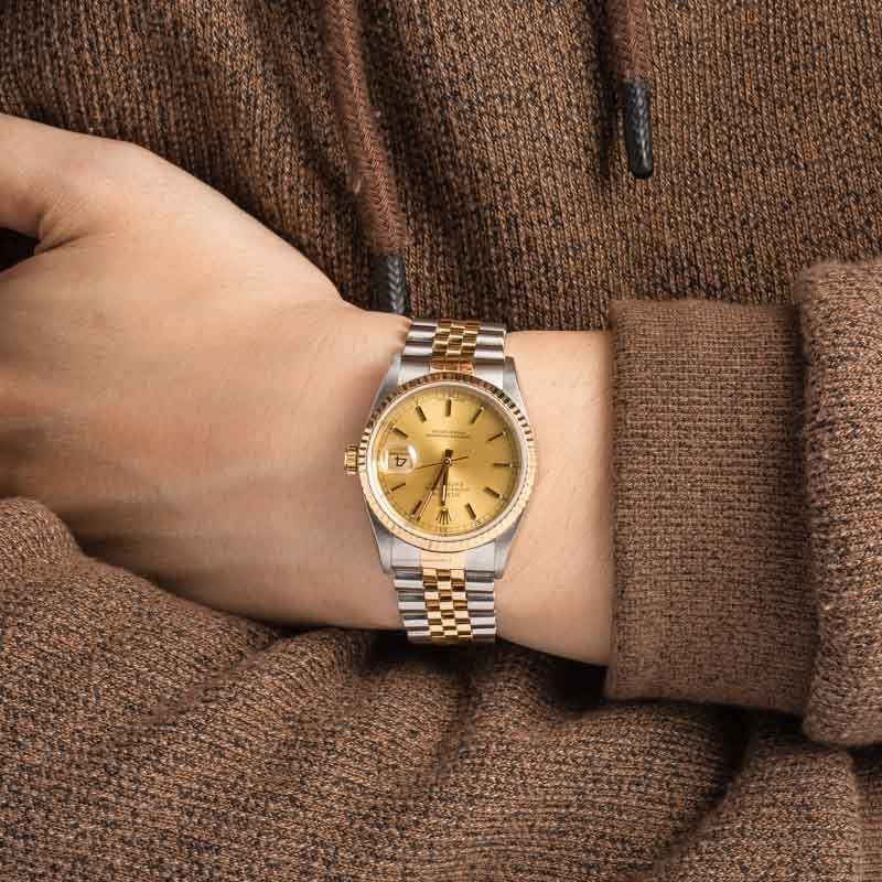 Rolex Datejust 16233 Steel & Gold