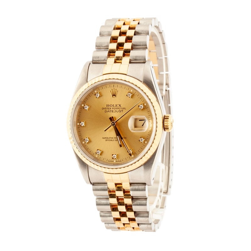 Used Rolex Datejust 16233 Diamond Dial