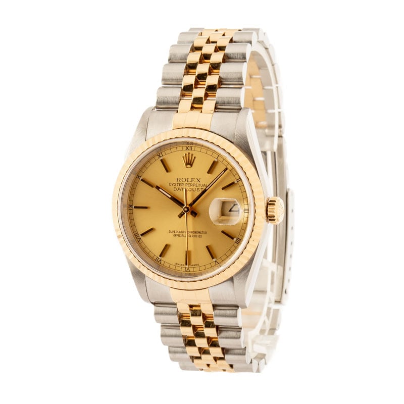 Rolex Datejust 16233 Steel & Gold