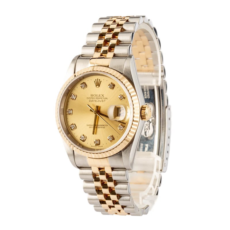 Rolex Datejust 16233 Diamond Dial