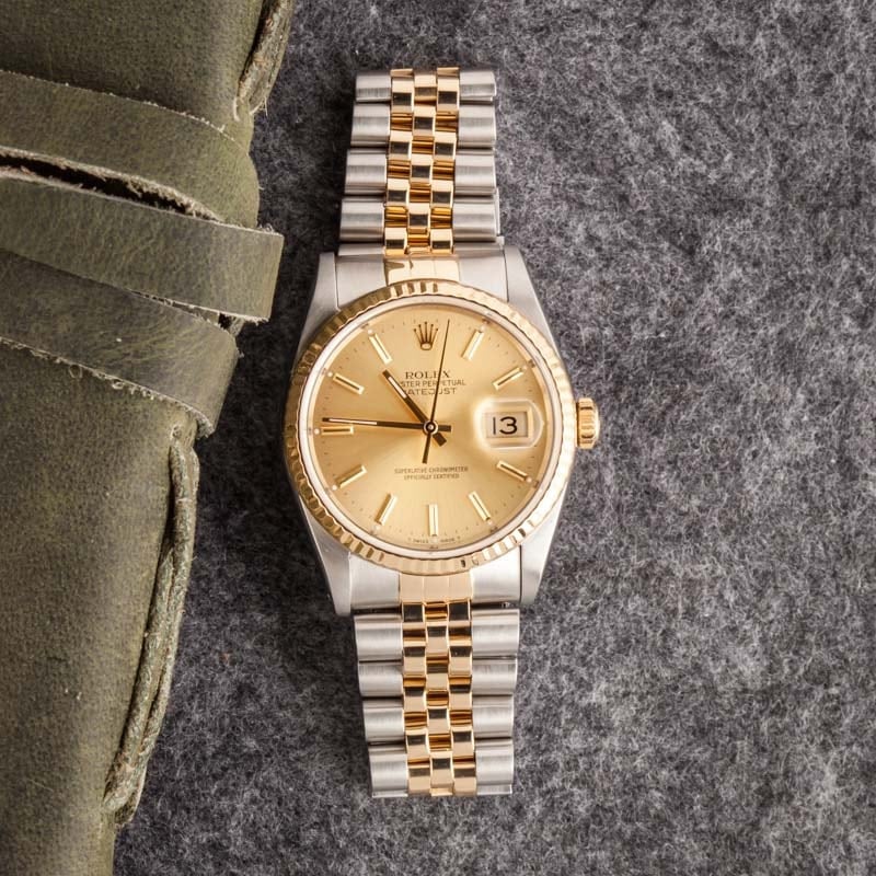 Rolex Datejust 16233 Two Tone Jubilee