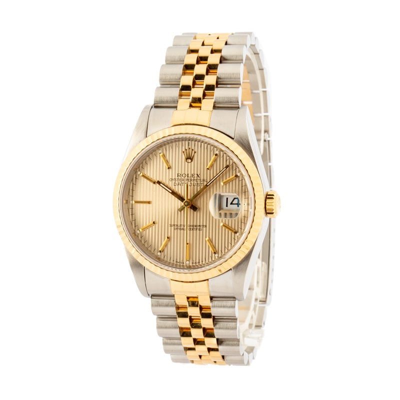 Pre-Owned 36MM Rolex Datejust 16233 Tapestry Dial