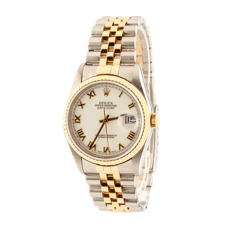 Rolex Datejust 16233 White Dial