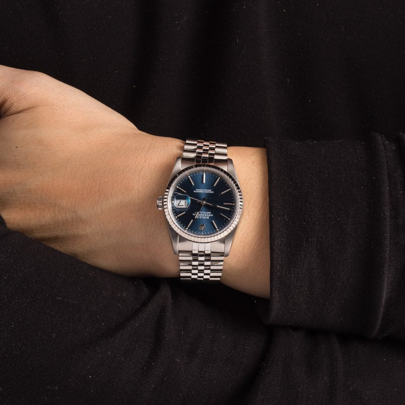 Rolex Datejust 16234 Blue Index Dial