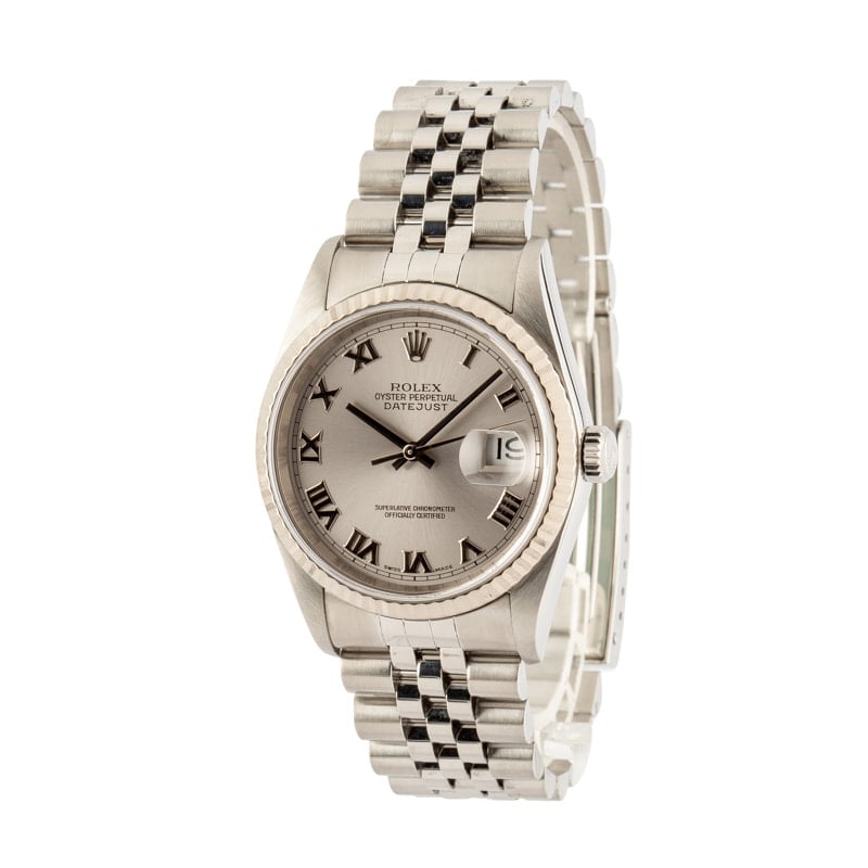 Used Rolex Datejust 16234 Silver Dial