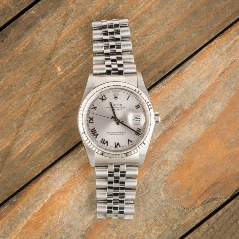 Used Rolex Datejust 16234 Silver Dial