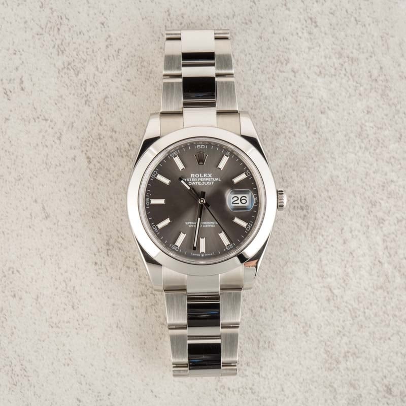 Pre-Owned Rolex Datejust 41 ref 126300 Steel Oyster