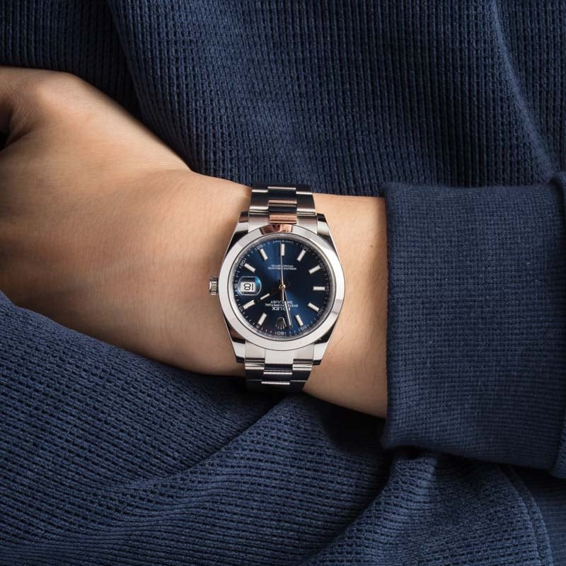 Rolex Datejust 41 Ref 126300 Blue Dial