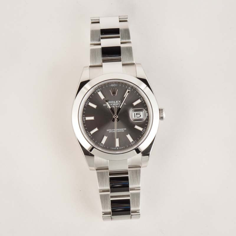 Rolex Datejust 41 Ref 126300 Slate Dial