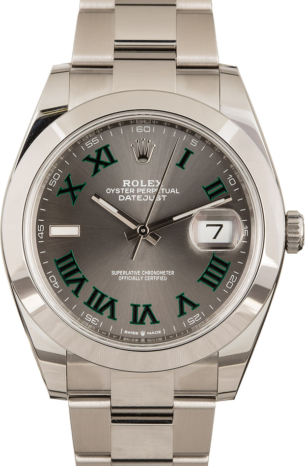 2022 Rolex Datejust 41 126300 Green Dial Review - Bob's Watches