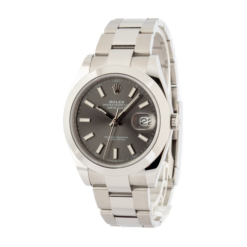 Pre-Owned Rolex Datejust 41 ref 126300 Steel Oyster