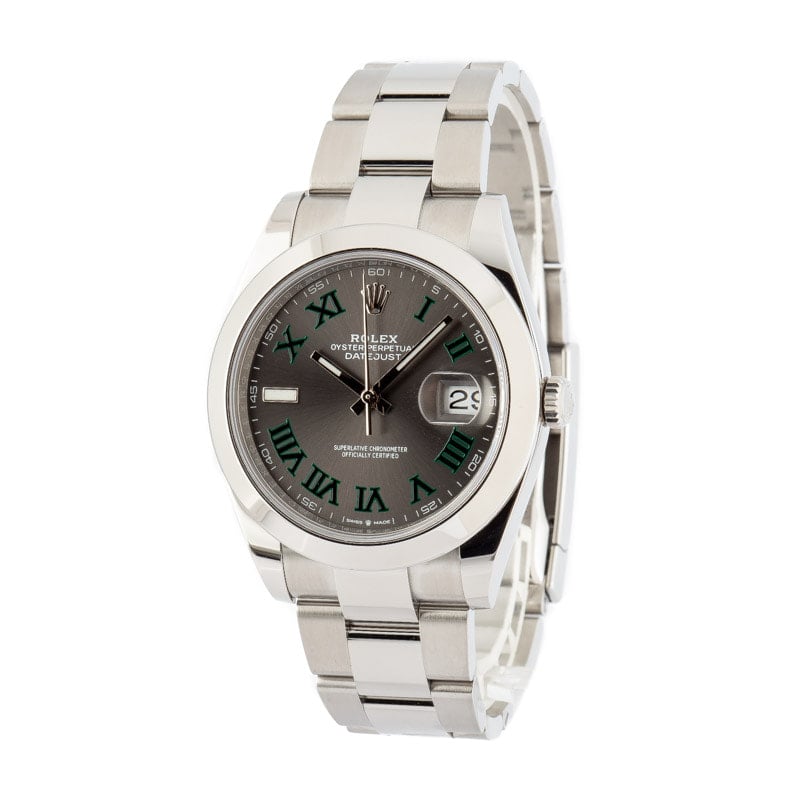 Rolex Datejust 126300 41 ref 126300 Wimbledon Dial