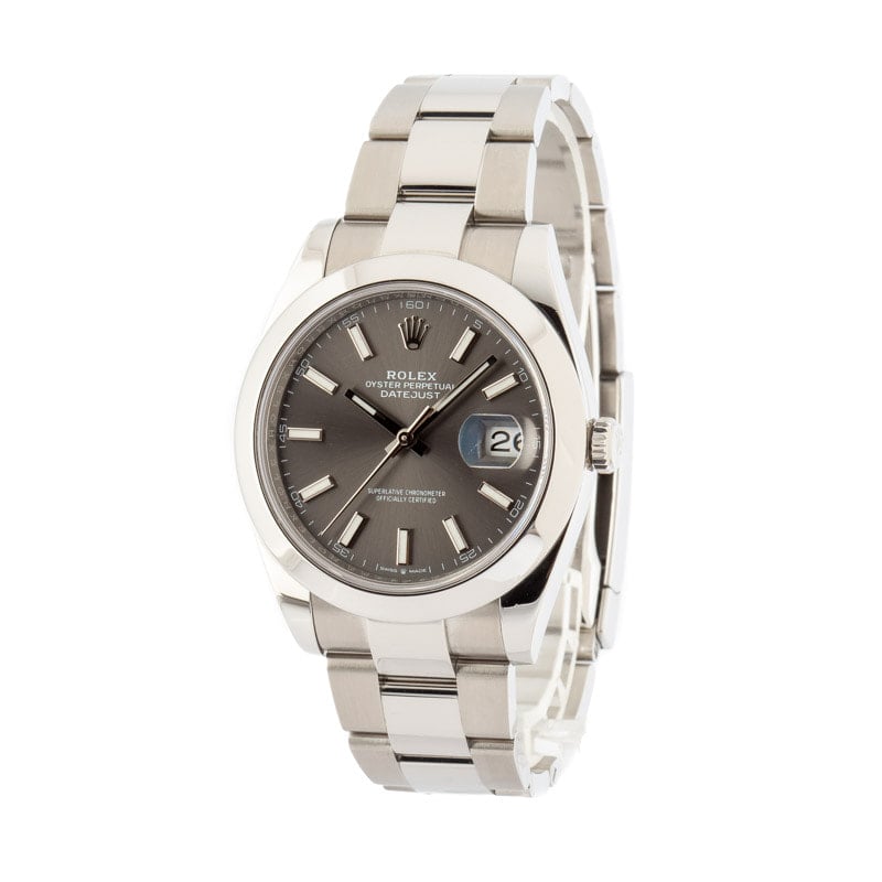 Pre-Owned Rolex Datejust 41 ref 126300 Steel Oyster