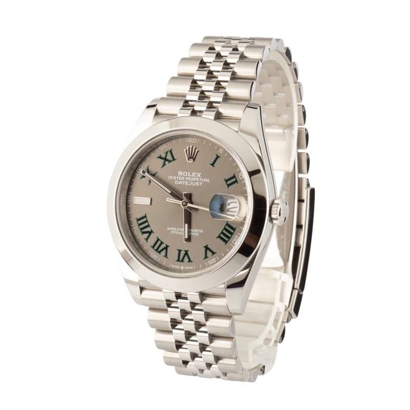 Rolex Datejust 41 126300 Wimbledon Dial