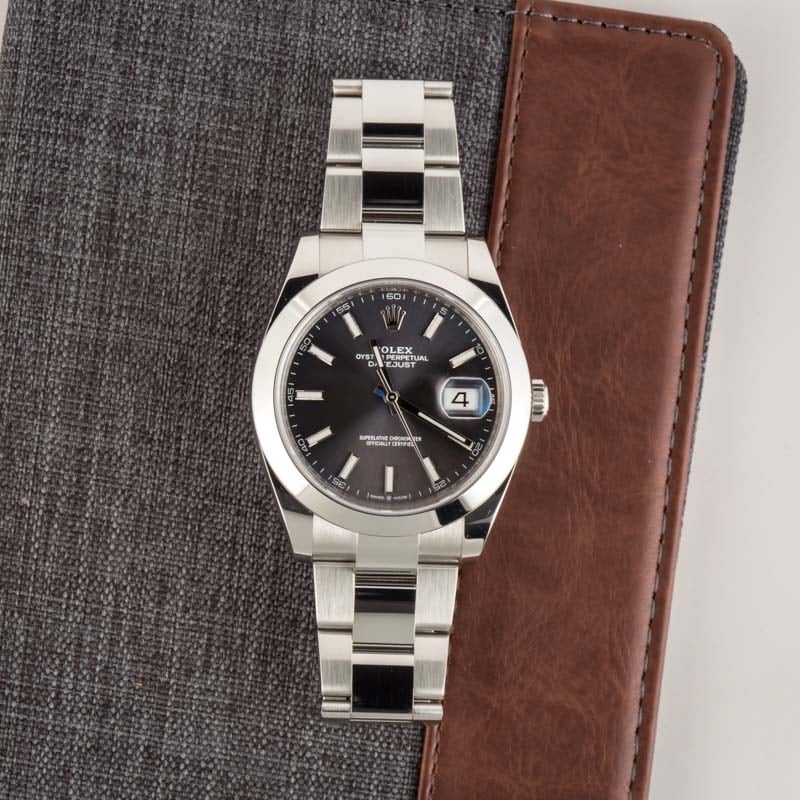 Pre-Owned Rolex Datejust 41 Ref 126300 Slate Dial