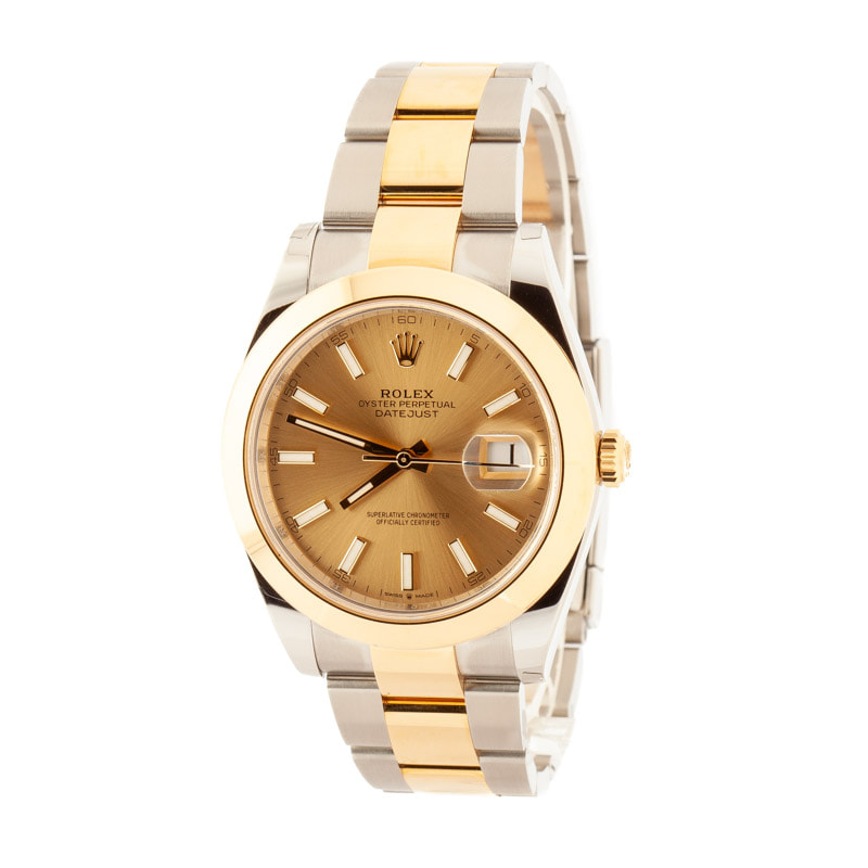 Rolex Datejust 41 Ref 126303 Two Tone Oyster