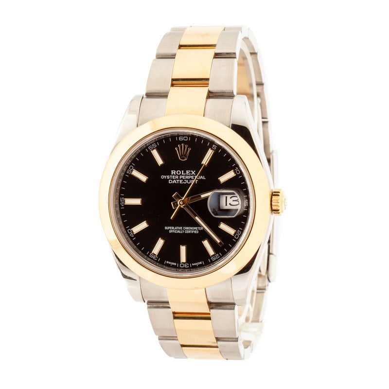 Pre-Owned Rolex Datejust 41 126303 Black Dial