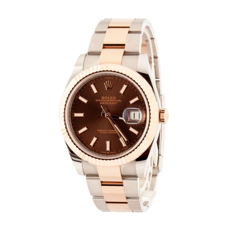 Rolex Datejust 41 ref 126331 Steel & 18k Everose Gold