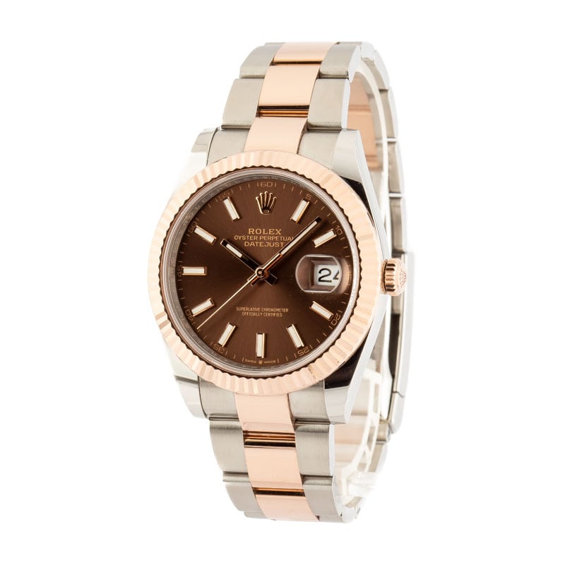 Rolex Datejust 41 ref 126331 Steel & 18k Everose Gold