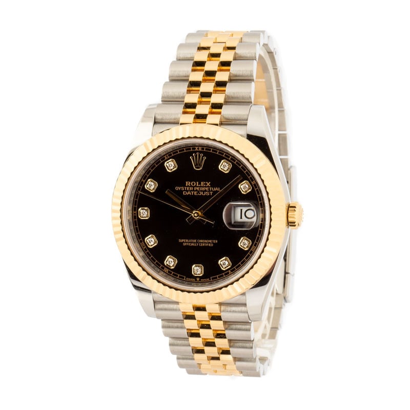 Rolex Datejust 41 Ref 126333 Black Diamond Dial