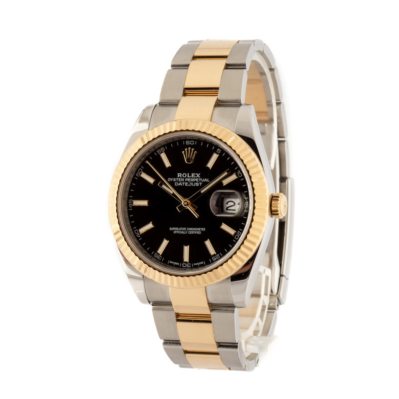 Rolex Datejust 41 Ref 126333 Black Dial