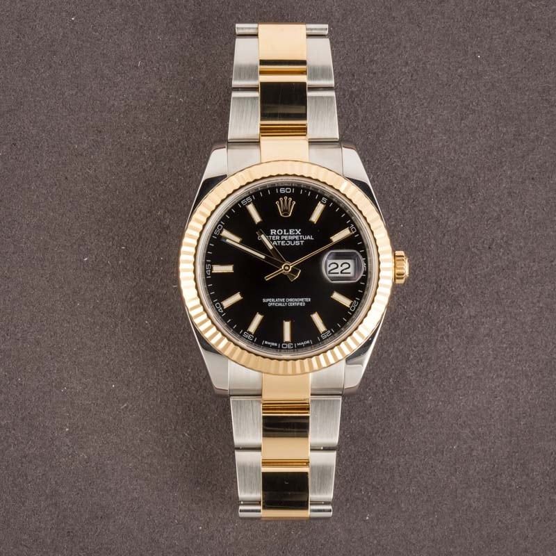 Rolex Datejust 41 Ref 126333 Black Dial