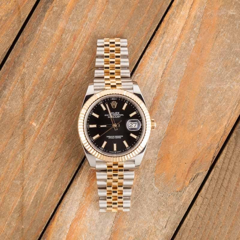 Rolex Datejust 41 Ref 126333 Black Dial