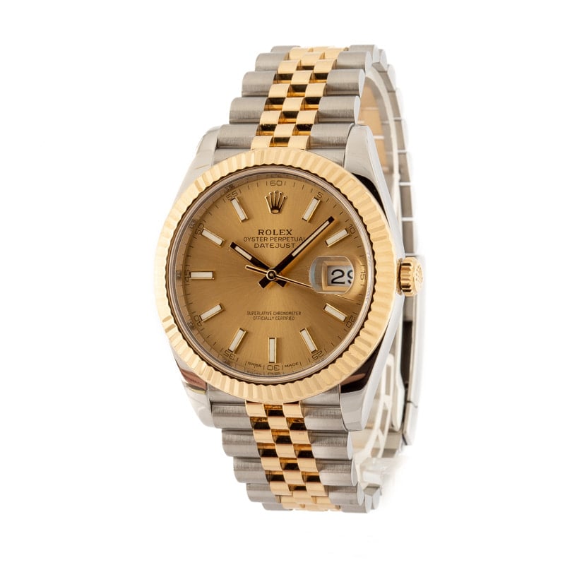 Rolex Datejust 41 Ref 126333 Champagne