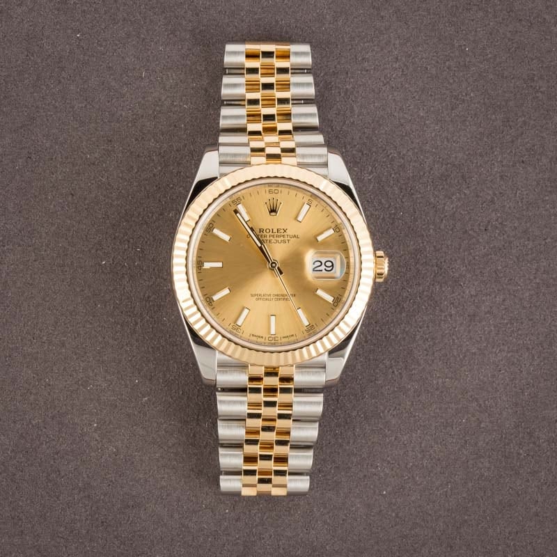 Rolex Datejust 41 Ref 126333 Champagne