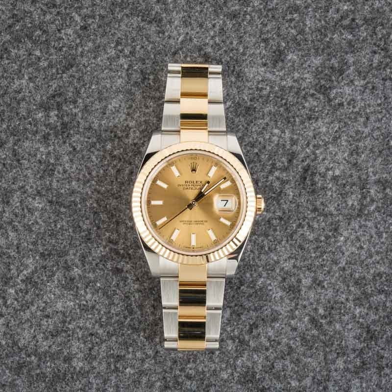 Pre-Owned Rolex Datejust 41 Ref 126333 Champagne Dial