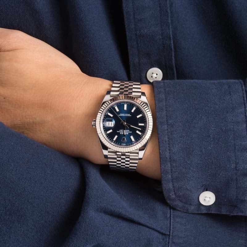 Rolex Datejust 41 Ref 126334 Blue Dial