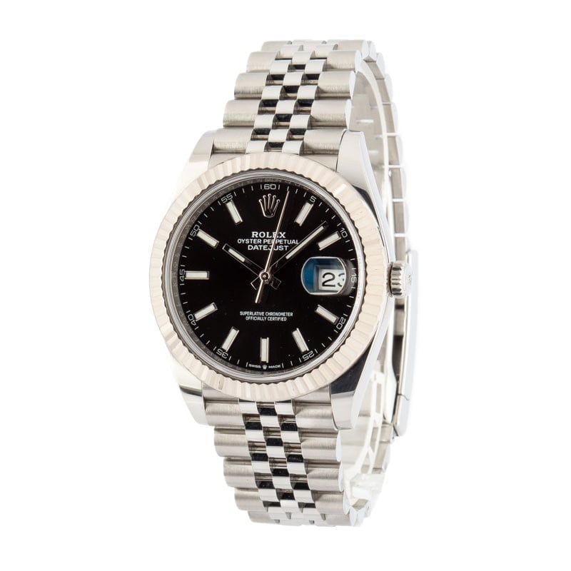 Rolex Datejust 41 Ref 126334 Black Dial