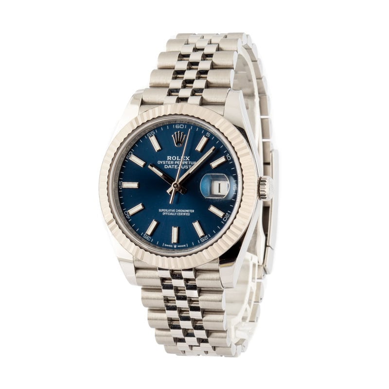 Rolex Datejust 41 Ref 126334 Blue Dial