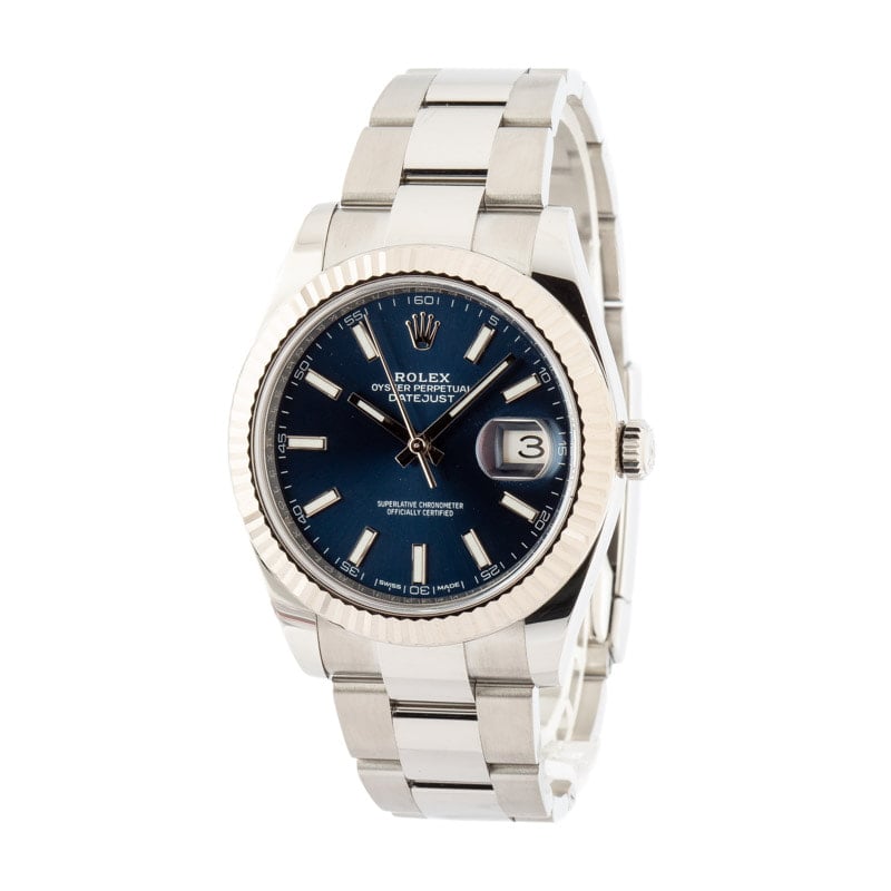 PreOwned Rolex Datejust 41 Ref 126334 Blue Dial